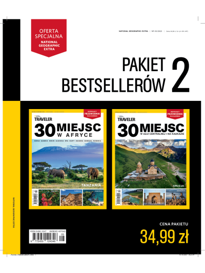 National Geographic Extra (Bookazine Traveler) 5/2023 Pakiet Bestsellerów 2: Afryka i Azja