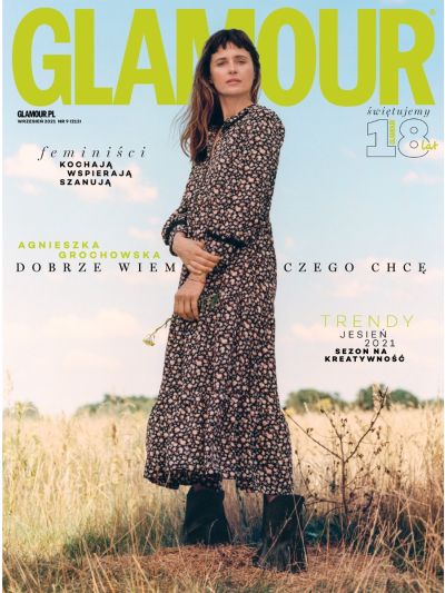 Glamour 9/2021 + gumka do włosów Invisibobble Sprunchie