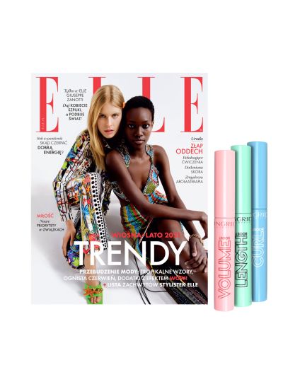Elle 3/2021 + prezent - tusz do rzęs marki Ingrid