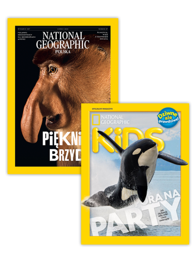 Pakiet prenumeraty: National Geographic i National Geographic Kids