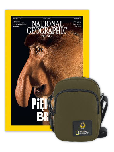 Roczna prenumerata National Geographic z torbą na ramię NG OCEAN KHAKI