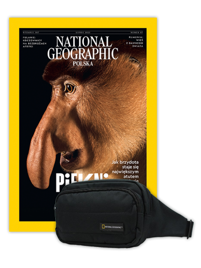Roczna prenumerata National Geographic z torbą biodrową NG PRO 718 CZARNA