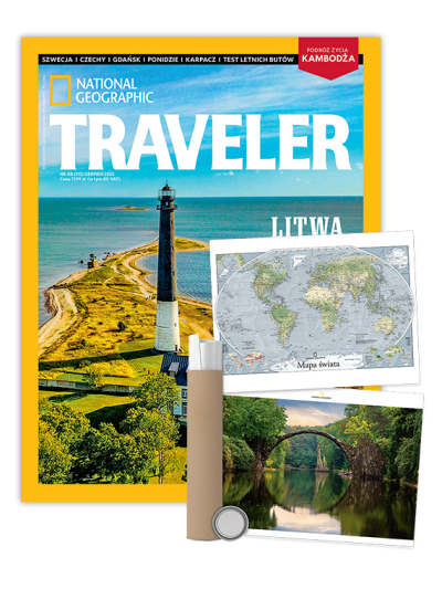 Roczna prenumerata Travelera z plakatem dwustronnym NG