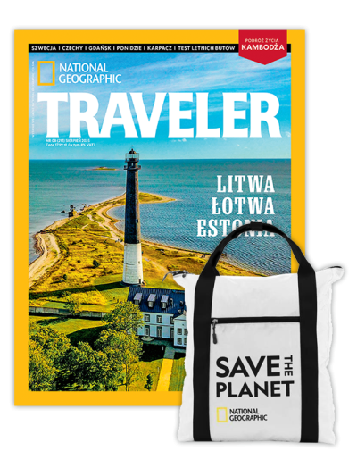 Roczna prenumerata Travelera z plecakiem shopper NG JUPITER N0890E biały