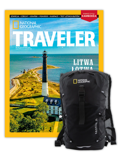 Roczna prenumerata Travelera z plecakiem miejskim NG BREEZE Czarny