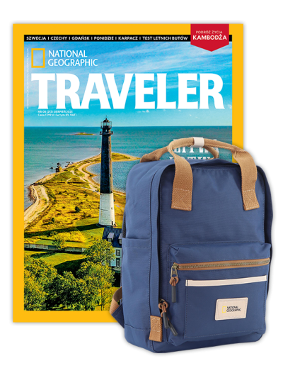 Roczna prenumerata Travelera z plecakiem National Geographic Legend