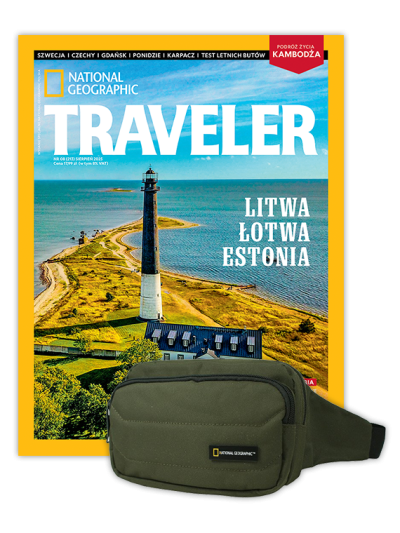 Roczna prenumerata Travelera z torbą biodrową NG PRO 718 KHAKI