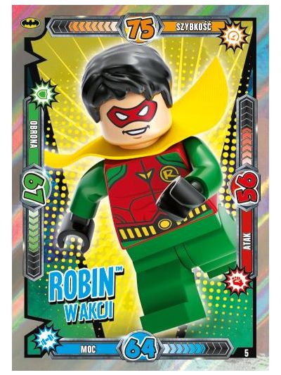 LEGO® BATMAN™ TCG - Nr 5: Robin™ w akcji