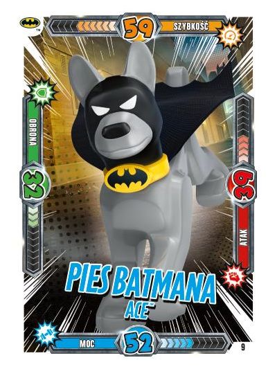 LEGO® BATMAN™ TCG - Nr 9: pies Batmana Ace™