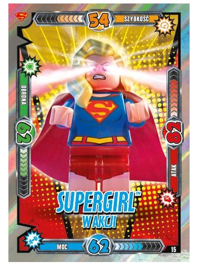 LEGO® BATMAN™ TCG - Nr 15: Supergirl™ w akcji